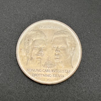 50 kr silver mynt 1976