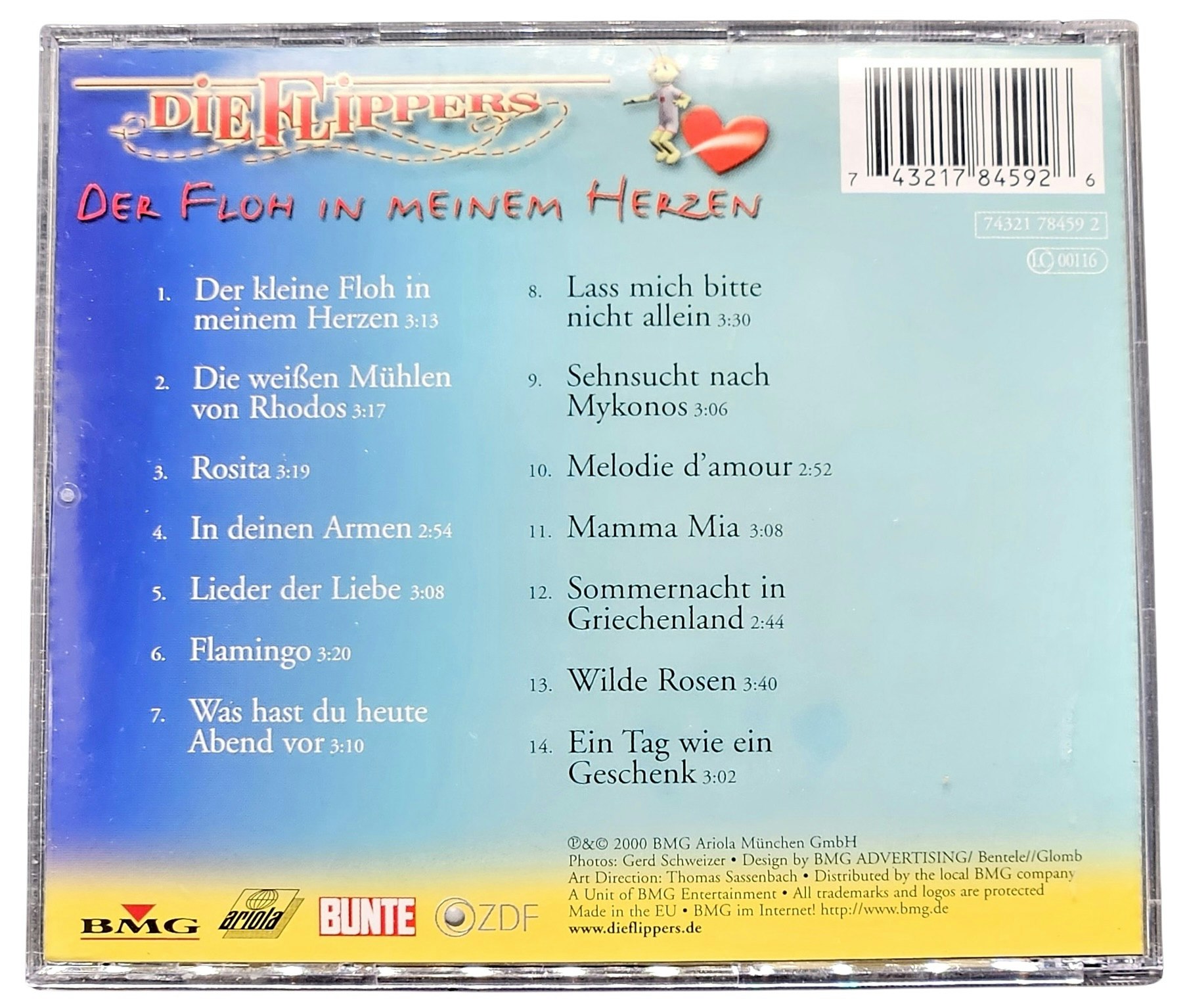 Die Flippers, Der Floh In Meinem Herzen, CD