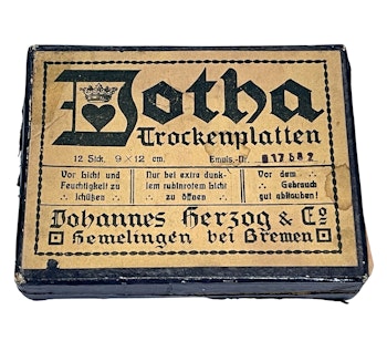 Glasplåtar, Gotha Trockenplatten Johannes herzog & Go
