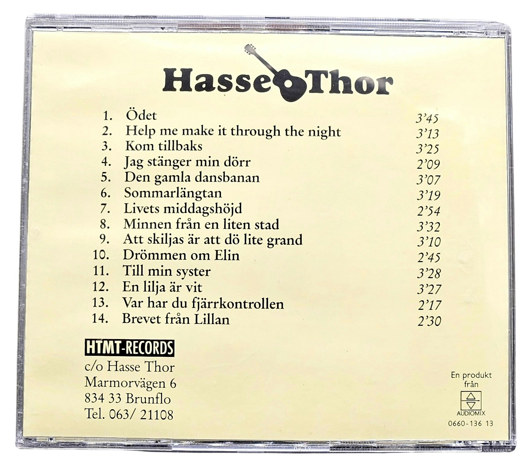 Hasse Thor, Den Gamla Dansbanan, CD