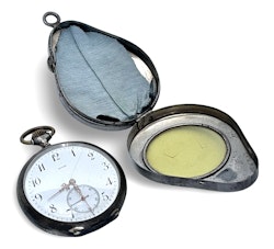 Invar fickur, C.M.I Galonne, silver