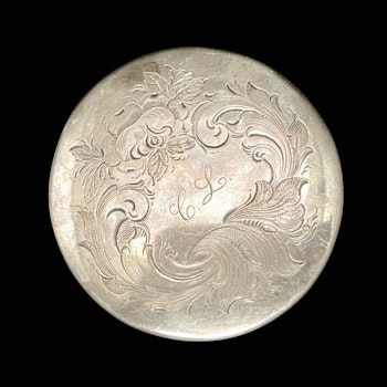 Antik silver dosa, stämplad PAW 1862