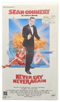 James Bond, Sean Connery Never Say Never Again, VHS NY