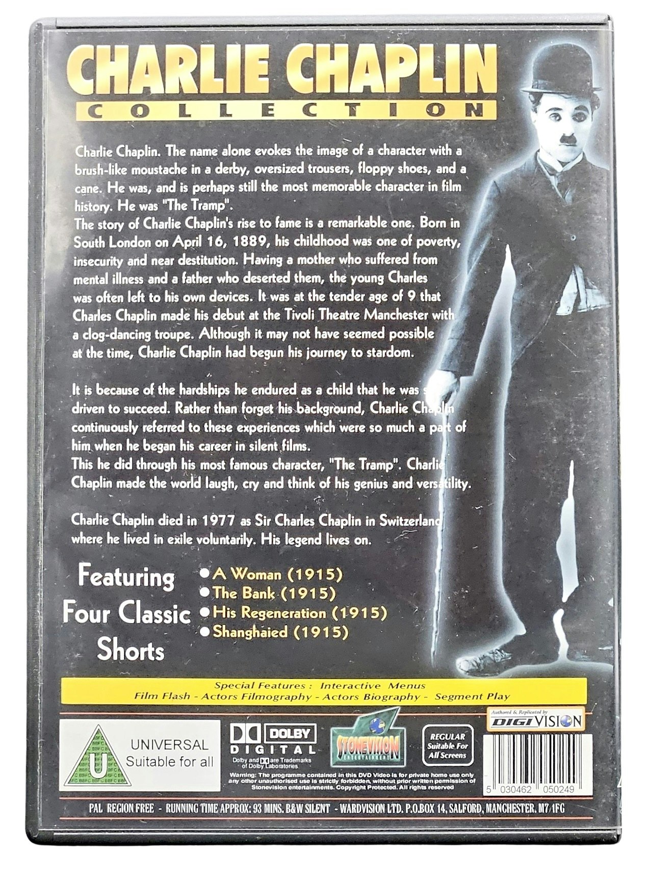 Charlie Chaplin Collection, Volume 4, DVD