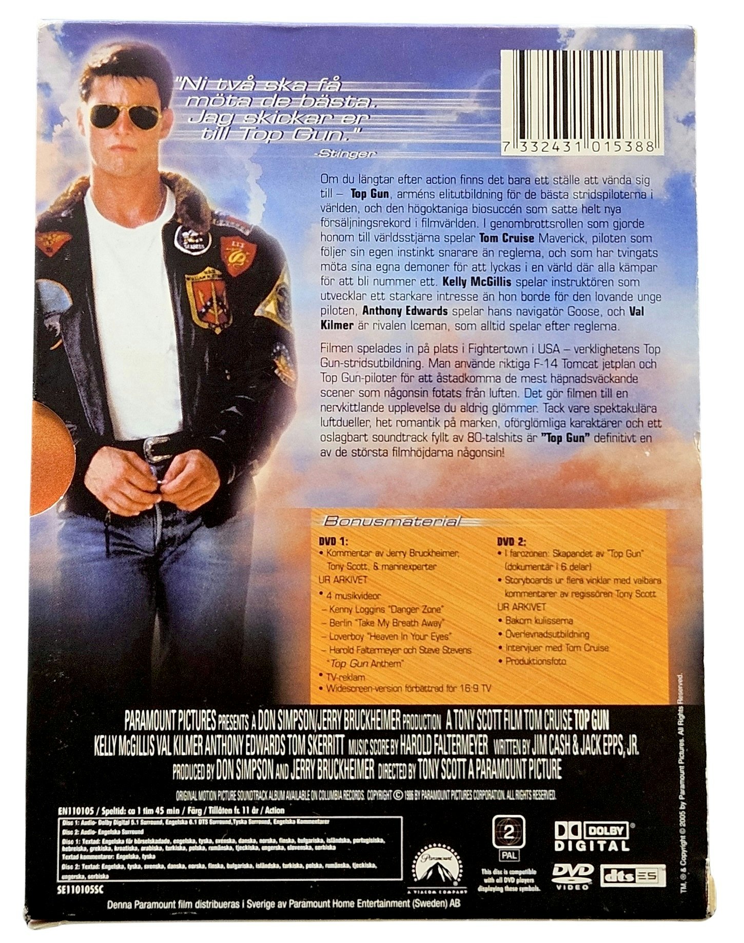 Top Gun, Special Edition, 2 Disk DVD