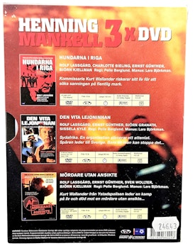 Henning Mankell, 3x DVD