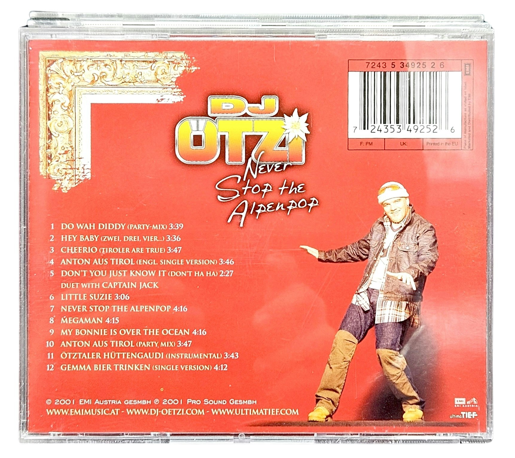 DJ Ötzi, Never Stop The Alpenpop, CD