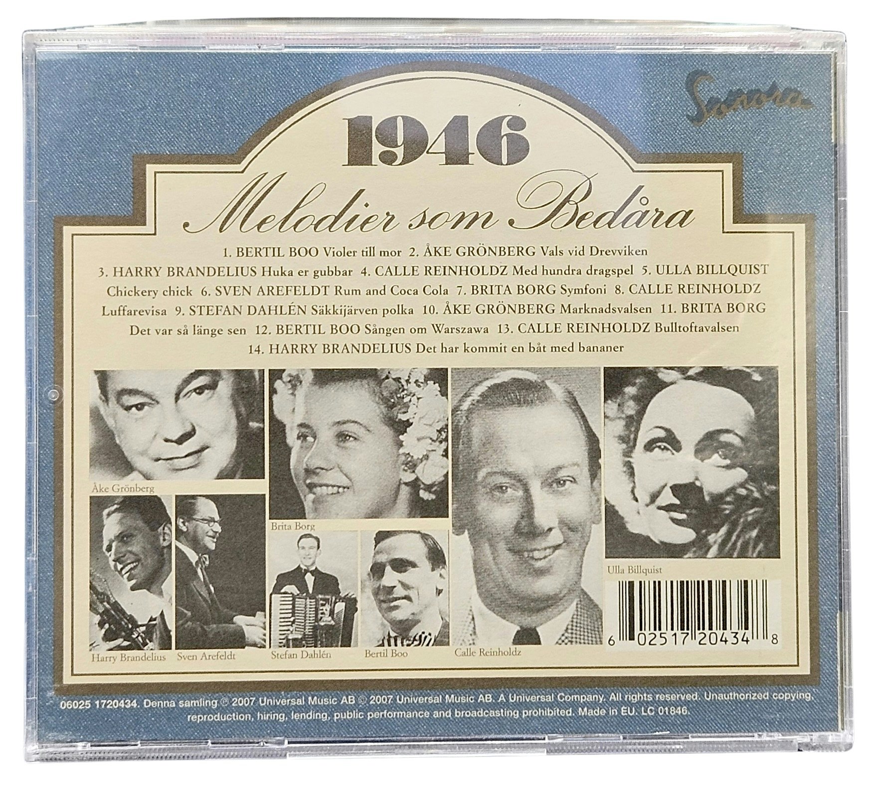 Melodier Som Bedåra, 1946, CD