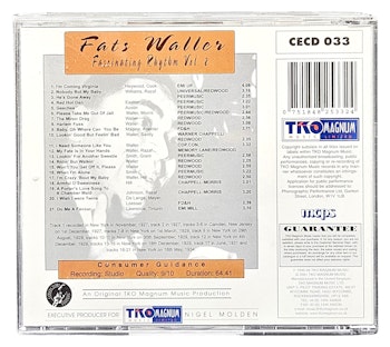 Fats Waller, Fascinating Rhythm, CD