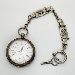 LUC Marque de fabrique, Taschenuhr mit Schlüssel, 19. Jahrhundert