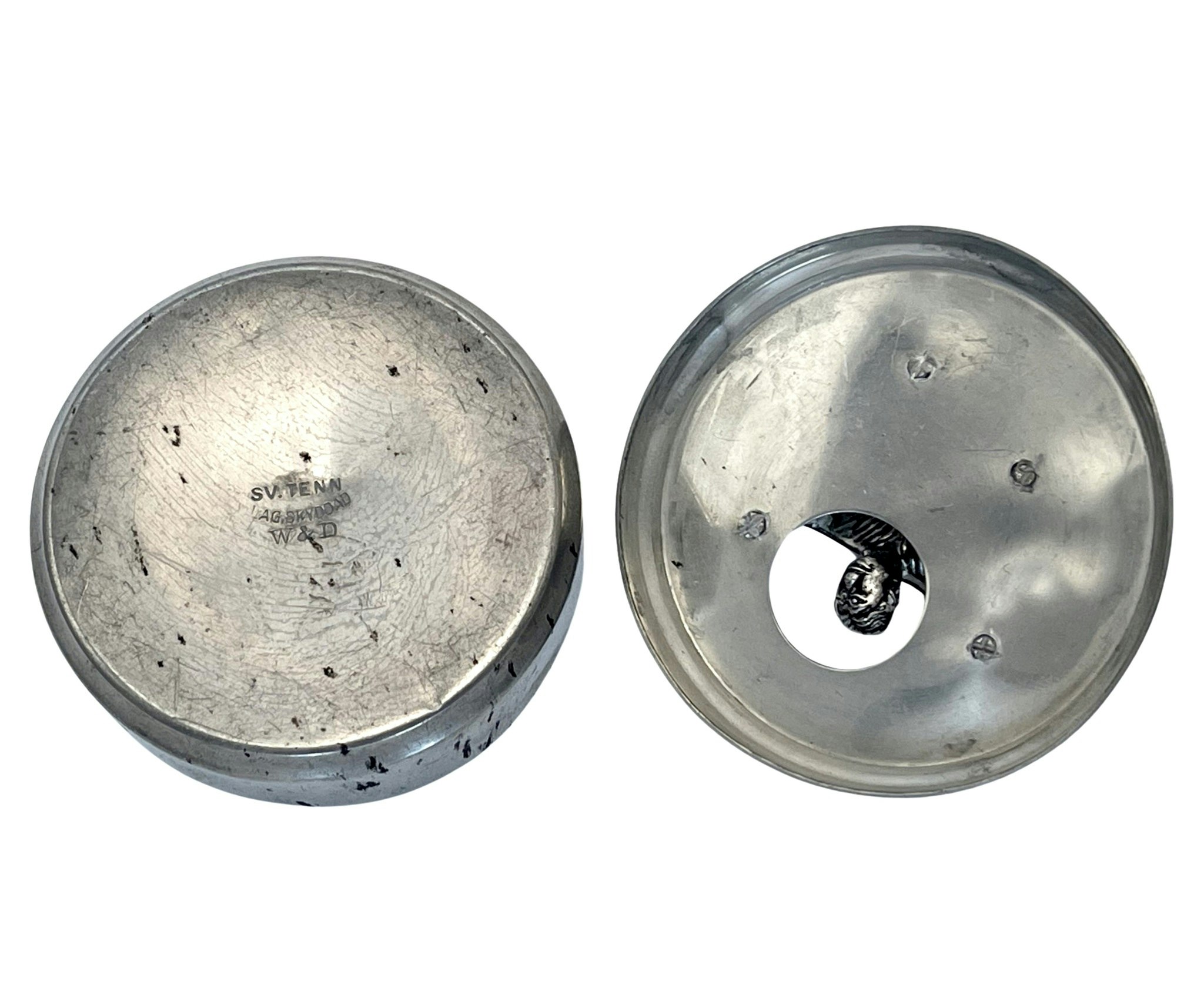 Cufflink box, Pewter, Widerholm & Dahlberg Etuna