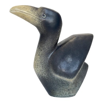 Knud Basse, figura de pájaro en cerámica, Dinamarca