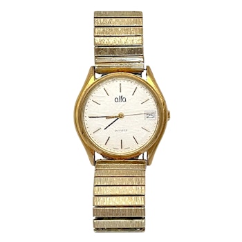 Wristwatch alfa Date quartz