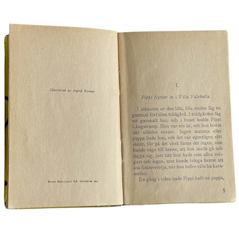 Pippi Långstrump, Astrid Lindgren, Första upplagan 1945