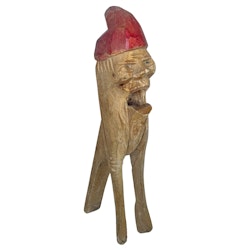 Vintage, nötknäckare / nötknäppare tomte, trä