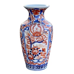 Japanskt Imari porslin vas 1800-talet
