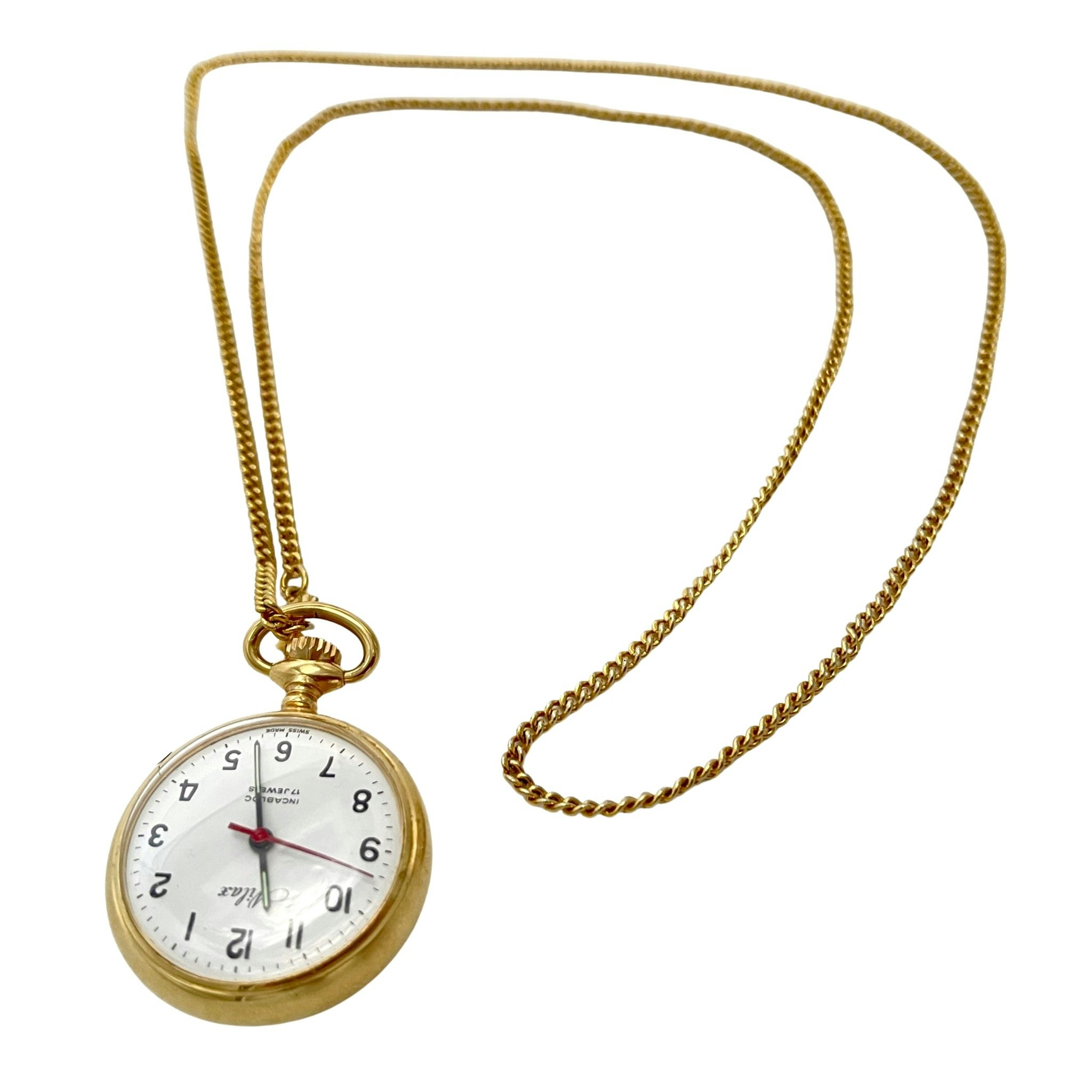 pocket watch Nilax 17 jewels incabloc