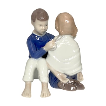 Lekande barn, Bing & Gröndahl porslin figurin
