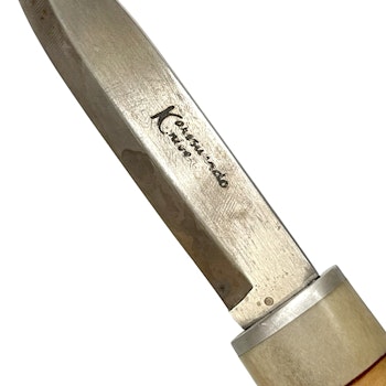 Sami karesuando knife, reindeer horn and wood