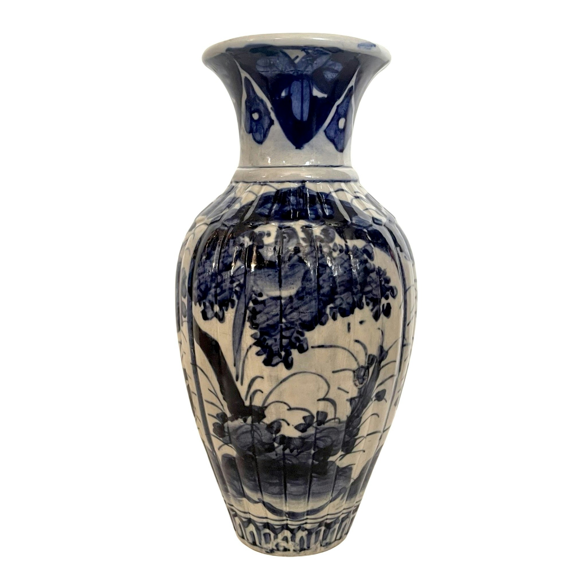 Orientalisk porslin vas 1800-talet