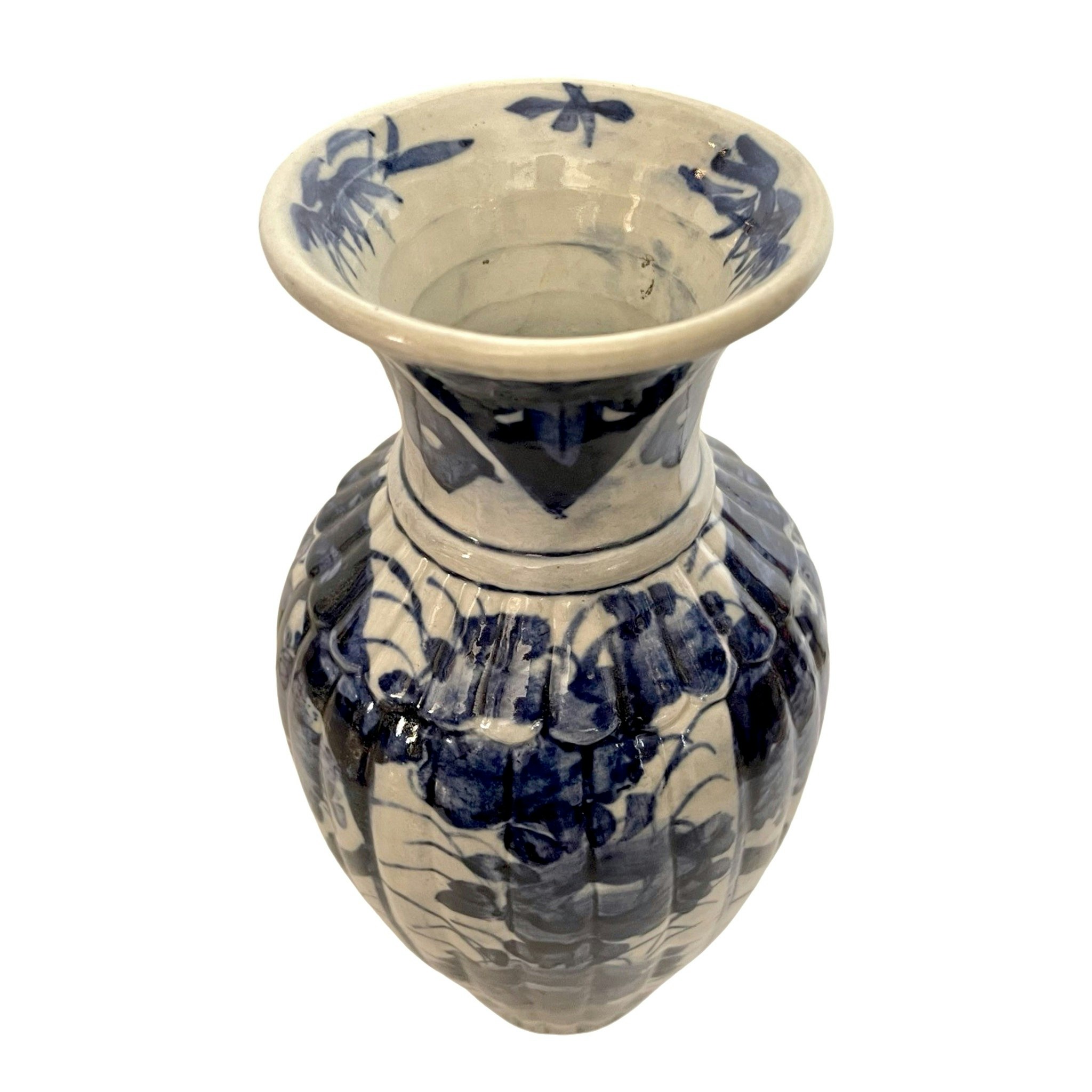 Orientalisk porslin vas 1800-talet