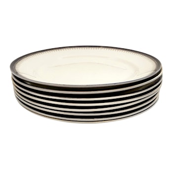 8 Gustavsberg Opaque plates, 21 cm