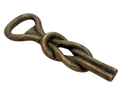 Antik Knut flasköppnare i brons