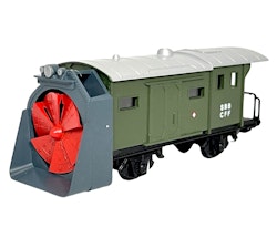 Kleinbahn HO 322 snöplog vagn från SBB Schweiz