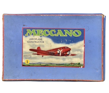 Meccano flygplan konstruktör nr 1, Liverpool, England 30-talet