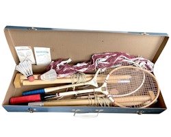 Vintage, Badminton set i väska