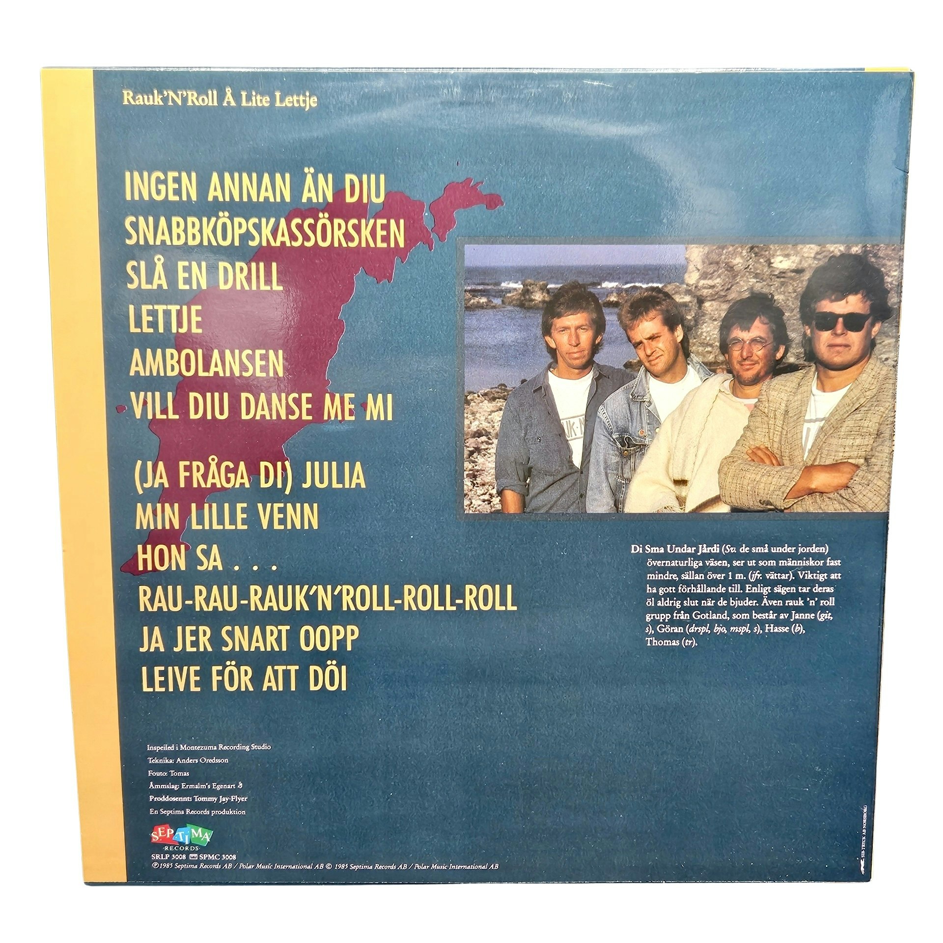 Di Sma Undar Jårdi, Rauk N Roll Å Lite Lettje, LP