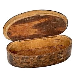 Antik snusboks, lengde 9,5 cm