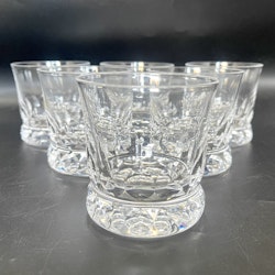 Göran Wärff, Tumbler 6 stycken, Prince, Whisky glas, Kosta