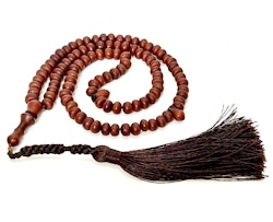 Gammal Radband, Djurhorn, 99 pärlor, 42 g