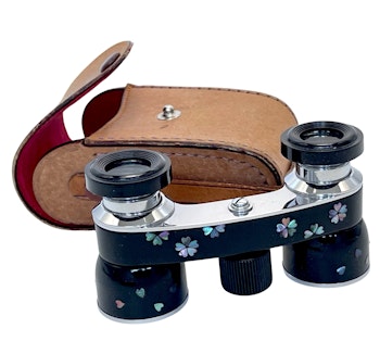 Vintage, Scanlux 2.5x Binoculars with case