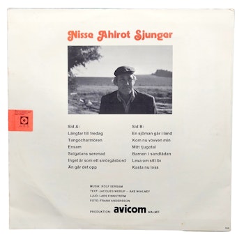 Nissa Ahlrot Sjunger, LP
