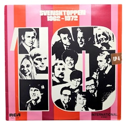 Svensktoppen, 1962 till 1972, LP