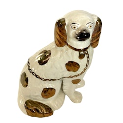 Figurin, engelsk hund, porslin