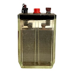 Battery with glass cover, early 20th century