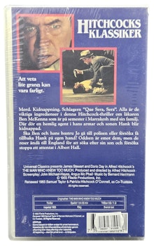 Hitchcocks Klassiker, Mannen Som Visste För Mycket, VHS NY