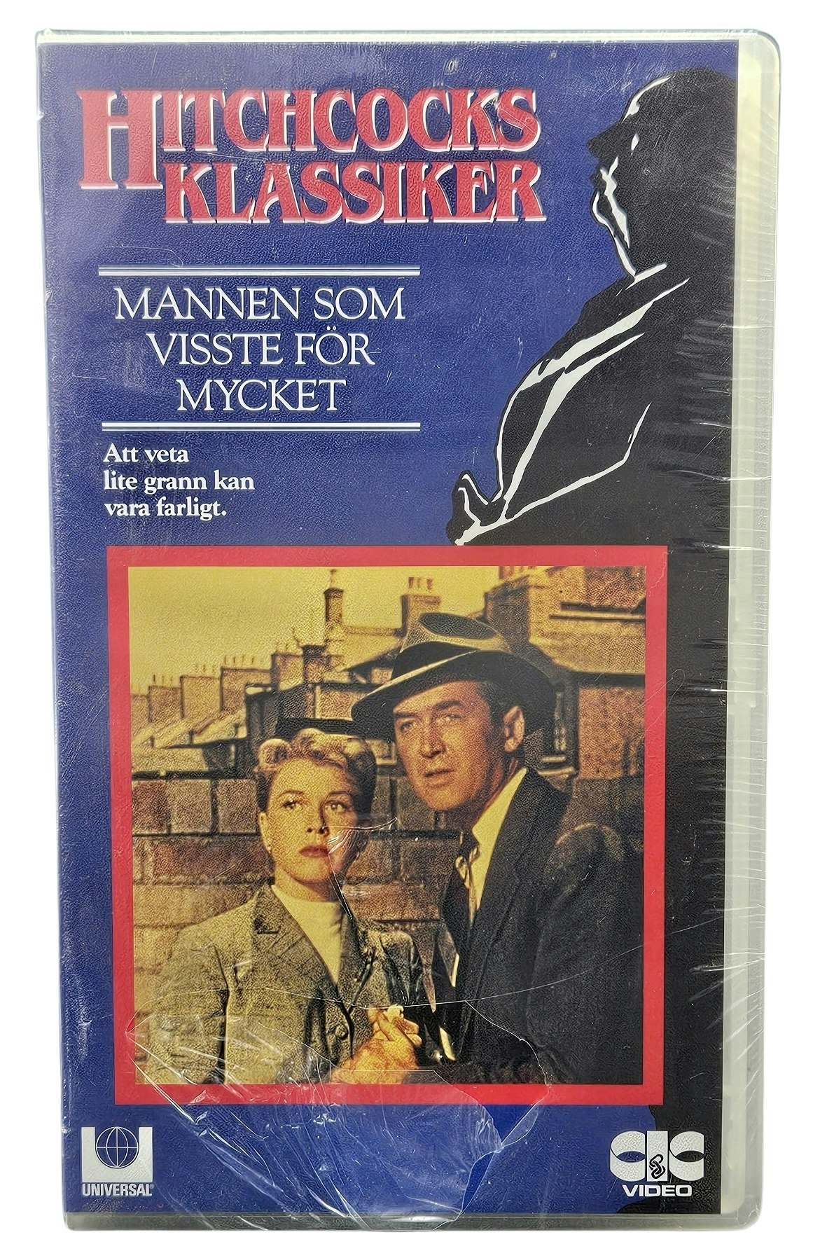 Hitchcocks Klassiker, Mannen Som Visste För Mycket, VHS NY