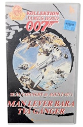 James Bond 007 Kollektion, Man Lever Bara Två Gånger, VHS NY