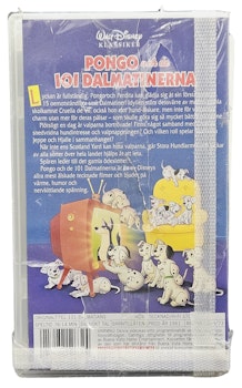 Pongo Och De 101 Dalmatinerna VHS NY