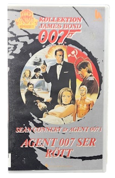 James Bond 007 Kollektion, Agent 007 Ser Rött, VHS NY