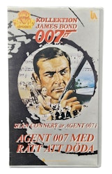 James Bond 007 Kollektion, Agent 007 Med Rätt Att Döda, VHS NY