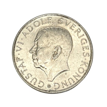 10 kroner 1972 Jubilee coin Gustav VI Adolf Silver, Sweden