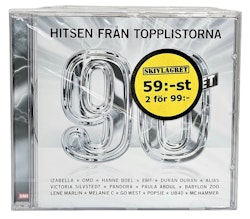 Hitsen Från Topplistorna, 90 Talet, CD NY