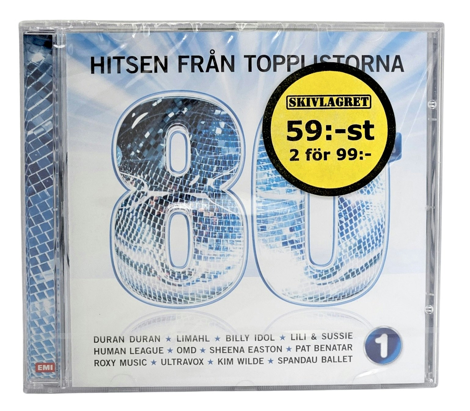 Hitsen Från Topplistorna, 80 Talet Volym 1, CD NY