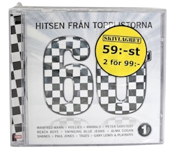 Hitsen Från Topplistorna, 60 Talet Volym 1, CD NY