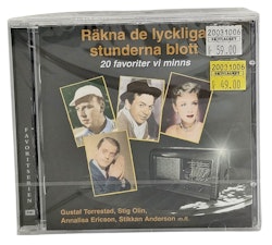 Räkna De Lyckliga Stunderna Blott, 20 Favoriter Vi Minns, CD NY